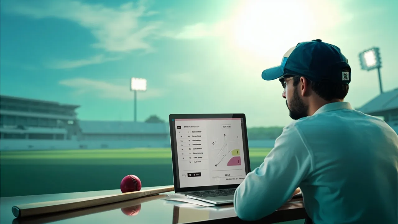 Fantasy cricket points calculator worksheet with batting bowling fielding and captain multiplier inputs