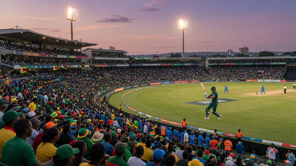 India vs Zimbabwe T20I 2026 Harare series atmosphere
